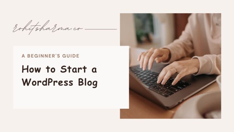 How to Start a WordPress Blog