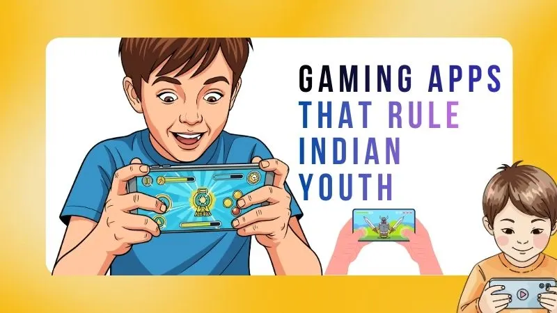 India’s Digital Explosion: Why App Usage Is Growing Rapidly 2 Gaming Apps That Rule Indian Youth – Free Fire MAX, BGMI and mobile games on smartphone screen