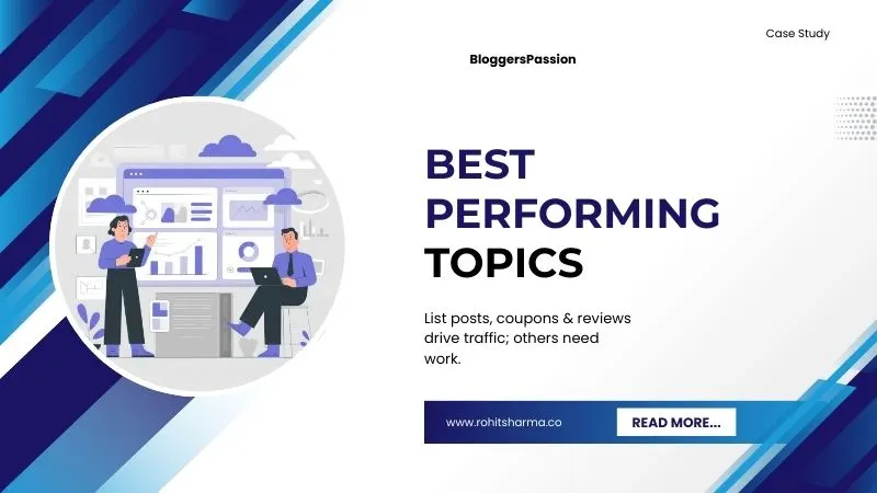 Best performing blog topics driving traffic on BloggersPassion