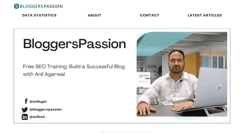 BloggersPassion blog overview website homepage screenshot