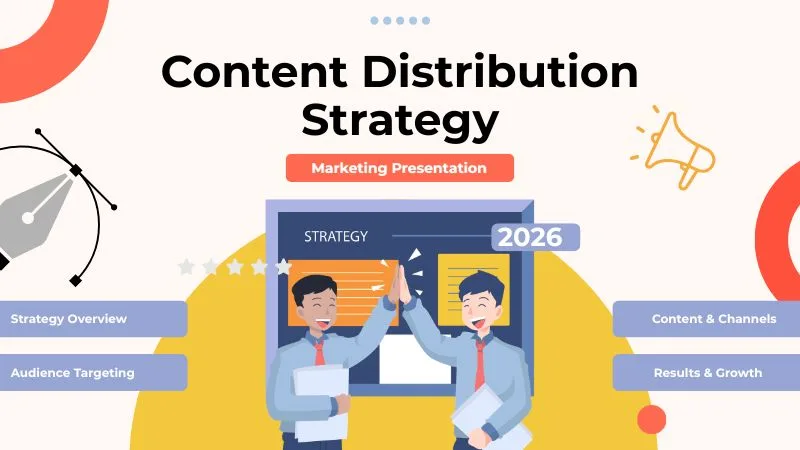 Content distribution strategy across search engines, social media, and email marketing for traffic growth
