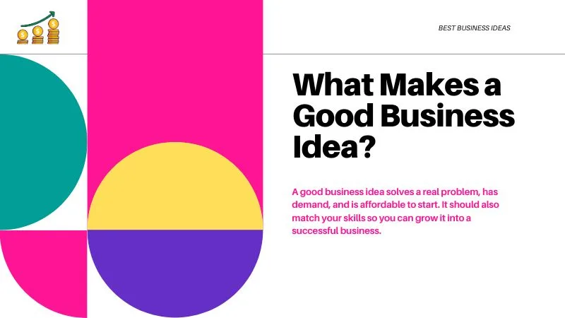 good business idea concept for beginners