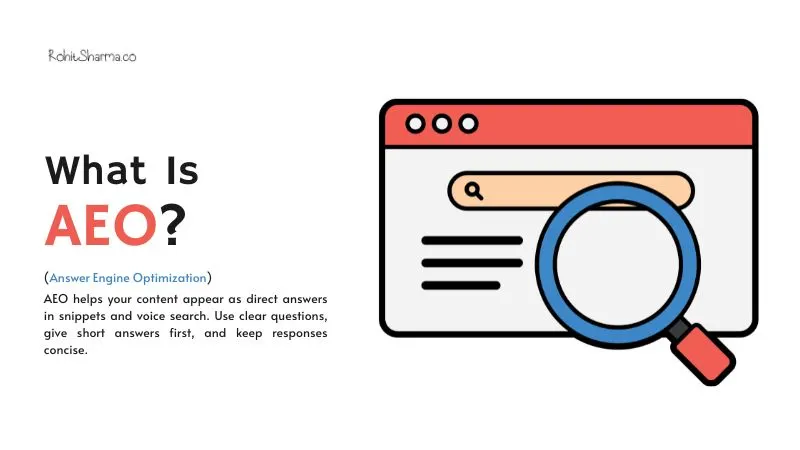 What Is SEO? The Complete Guide to Search Engine Optimization in 2026 3 what is aeo answer engine optimization direct answers voice search featured snippets