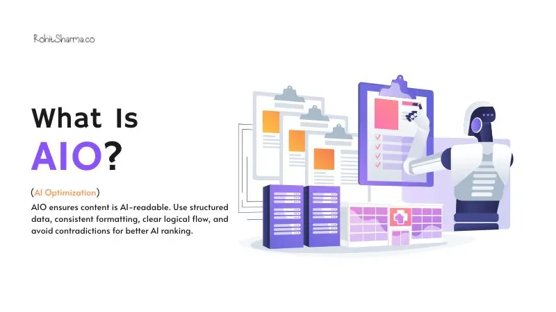 What Is SEO? The Complete Guide to Search Engine Optimization in 2026 5 what is aio ai optimization machine-readable content structured data clear flow