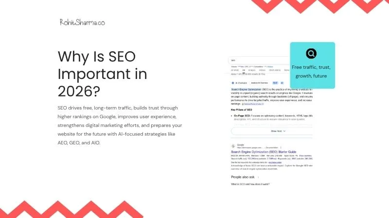 What Is SEO? The Complete Guide to Search Engine Optimization in 2026 2 why is seo important in 2026 benefits of seo future trends ai search