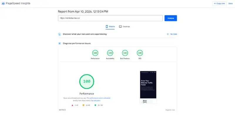 WordPress Speed Optimization Results