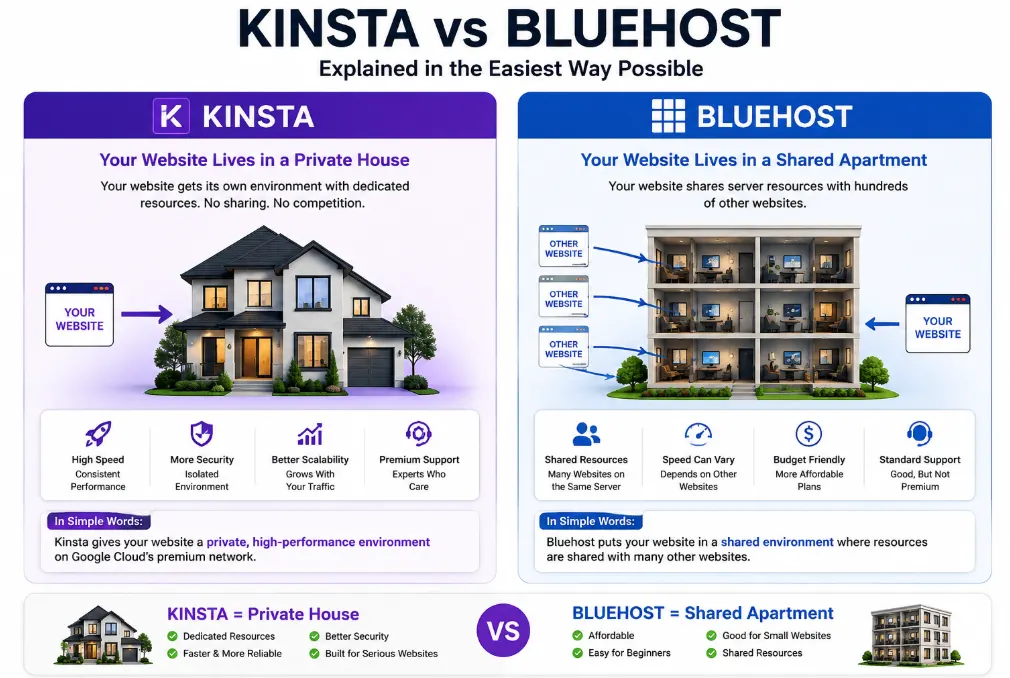 Kinsta vs Bluehost: Which Hosting Wins? 3 Kinsta vs Bluehost comparison explained
