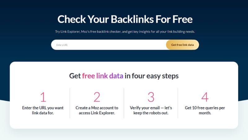 Moz Link Explorer