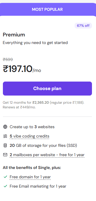 Premium Web Hosting Review