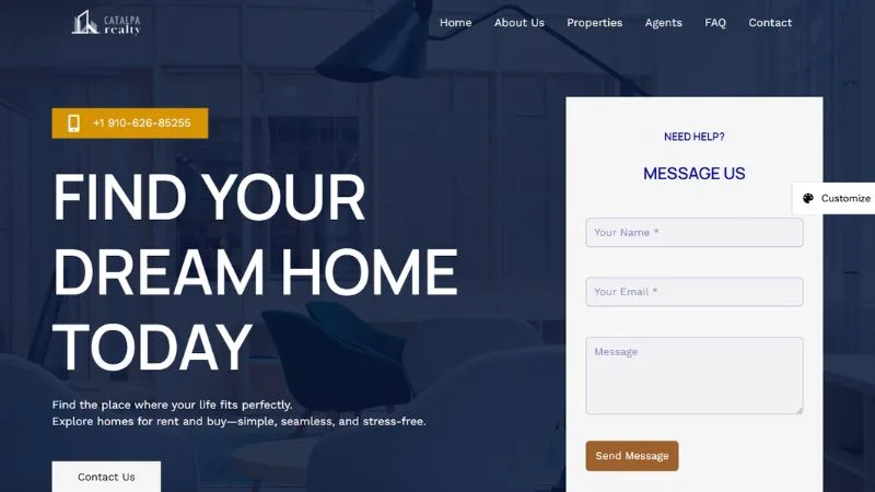 Real Estate web template
