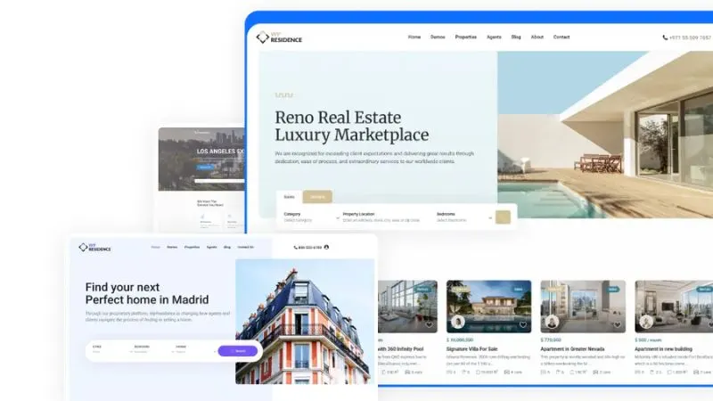 Reliable Real Estate WordPress theme