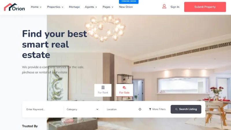 best smart real estate theme.