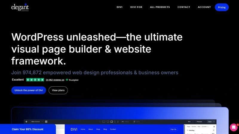 flagship theme and visual page builder