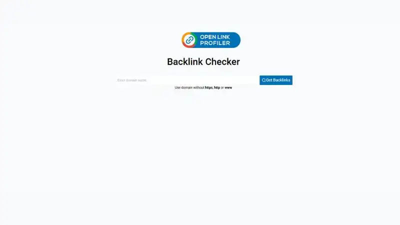 OpenLinkProfiler: Free Backlink Checker Review (2026) 1 free backlink checker tool