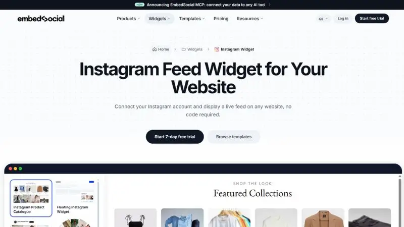 Instagram Feed Widget for Your Website
