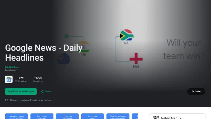 10 Best News Aggregator Websites (Compared for 2026) 3 Dashboard screenshot comparing the best news aggregator applications for mobile and desktop devices.