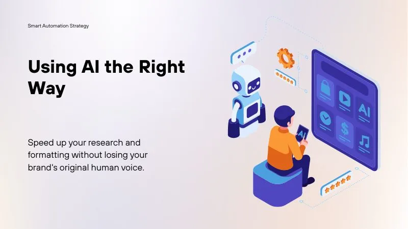 How to Use AI in Content Marketing Without Ruining Your Brand